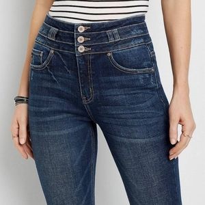 Kancan hi-rise dark wash jeans
